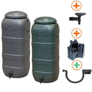 100L regenton set met toebehoren